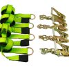 SafeAll 4 Point Tie-Down Assembly with Basket Straps