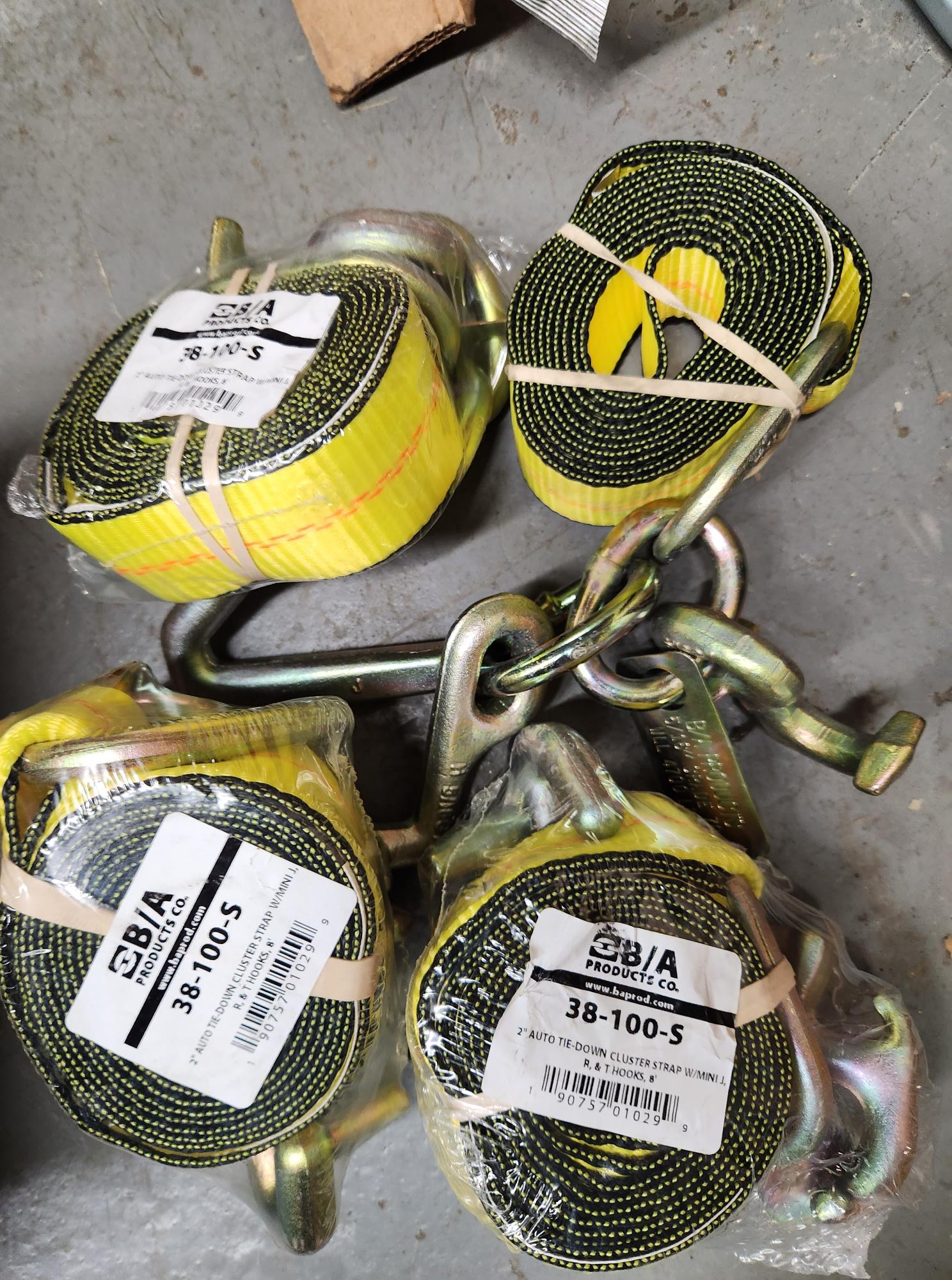 thumbnail image 2 of STARRR 2" X 8' Lifting Slings With Cluster Hooks & Anchors - Pair (NR) 2 of 6